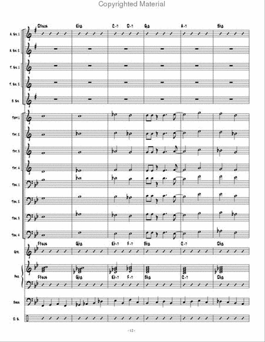 Ice is Nice Jazz Ensemble scores gallery preview page 13