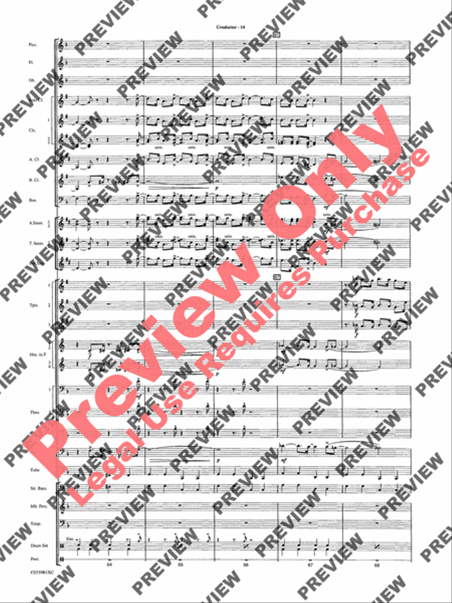 In the Miller Mood Concert Band scores gallery preview page 17