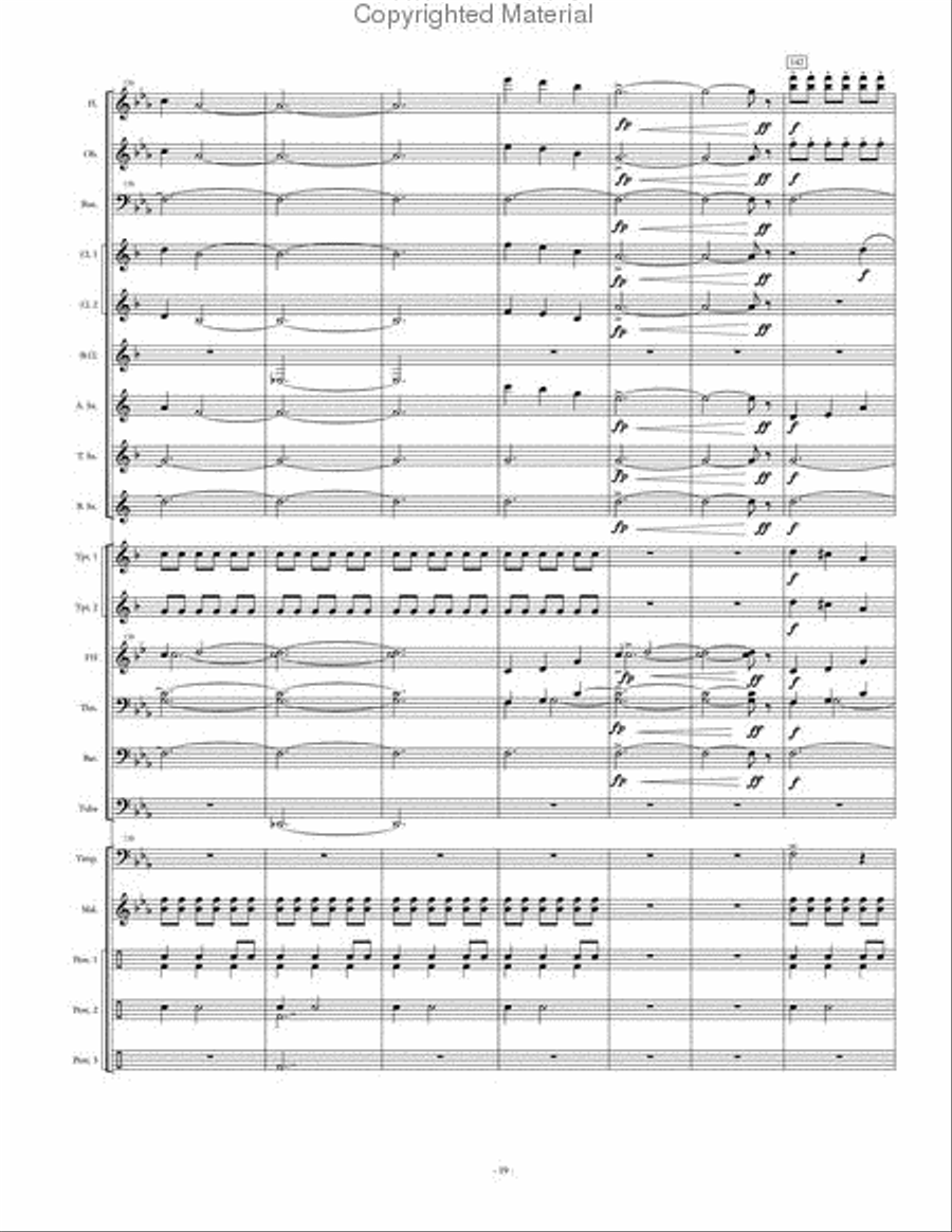 Monuments Concert Band scores gallery preview page 20