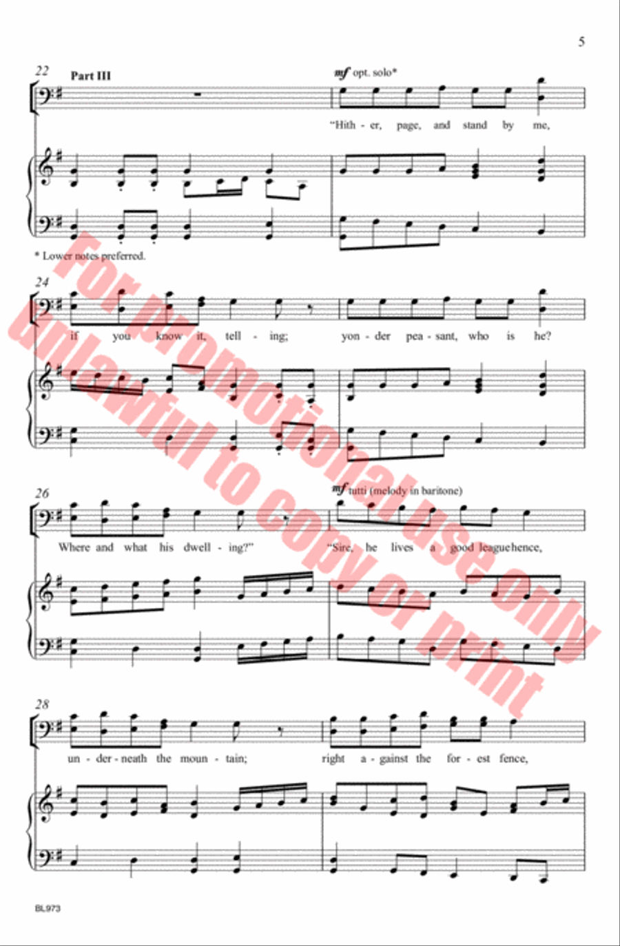 Good King Wenceslas Good King Wenceslas 3-Part scores gallery preview page 6