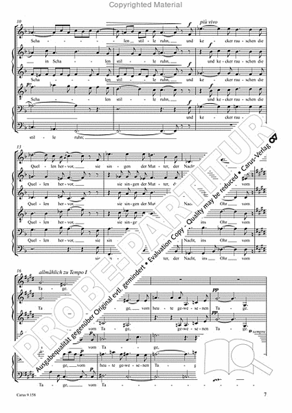 Gottwald/Wolf: Drei Lieder by Hugo Wolf Mixed Choir - Sheet Music