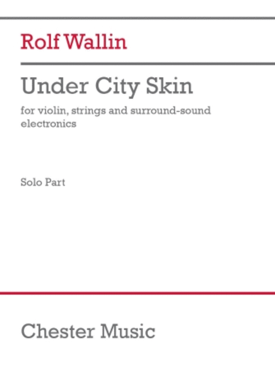 Under City Skin - Violin Version (Solo Part) Violin Solo scores gallery preview page 1