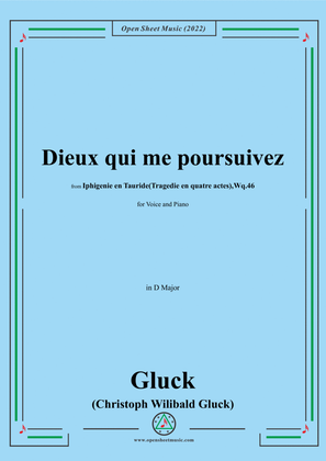 Gluck-Dieux qui me poursuivez,from 'Iphigénie en Tauride'(Tragedie en quatre actes)