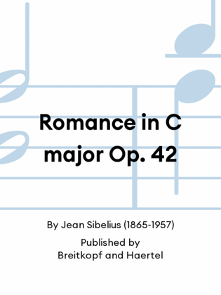 Romance in C major Op. 42