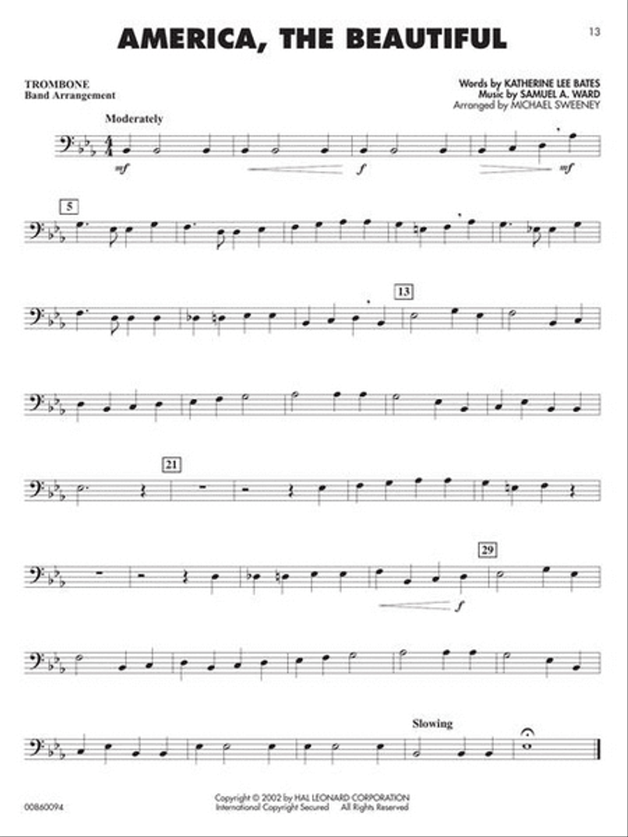 Patriotic Favorites Concert Band Methods scores gallery preview page 5