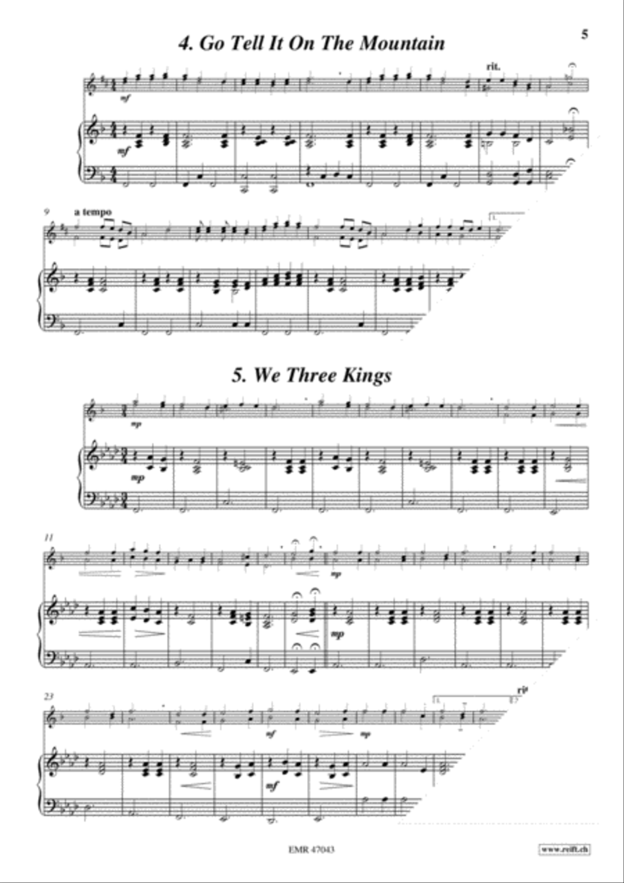 28 Weihnachtsmelodien Vol. 1 + 2 Woodwind Duet scores gallery preview page 13