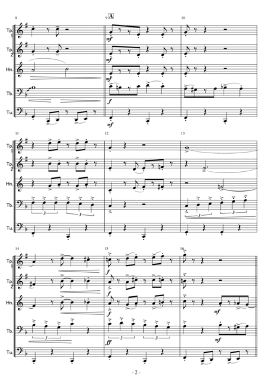 Put It Together (bibbidi Bobbidi Boo) Brass Ensemble scores gallery preview page 2