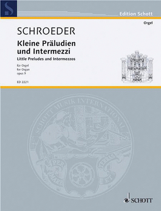 Book cover for Short Preludes and Intermezzi Op.9