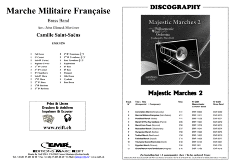 Marche Militaire Francaise Brass Band scores gallery preview page 2