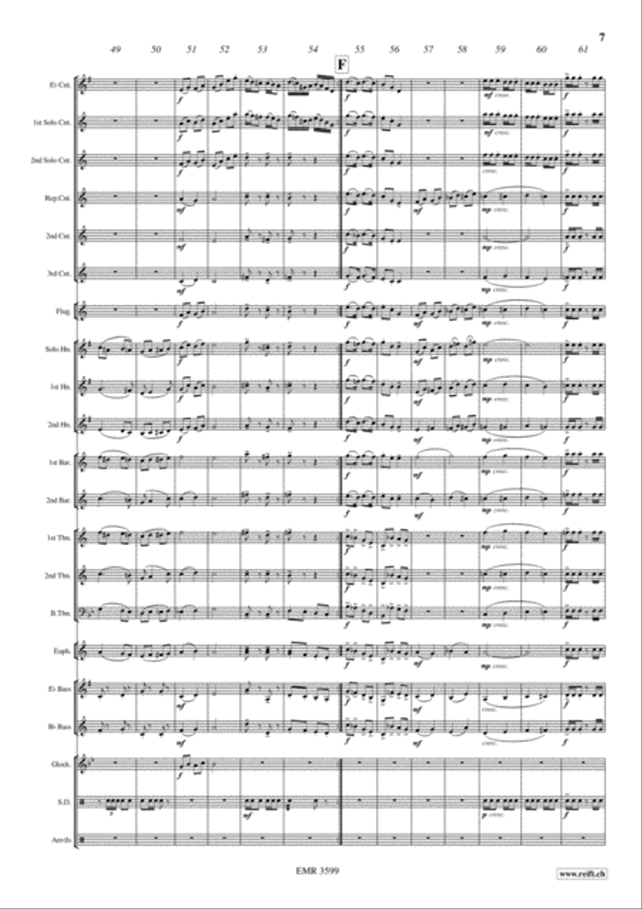 Blacksmith Polka Brass Band scores gallery preview page 8