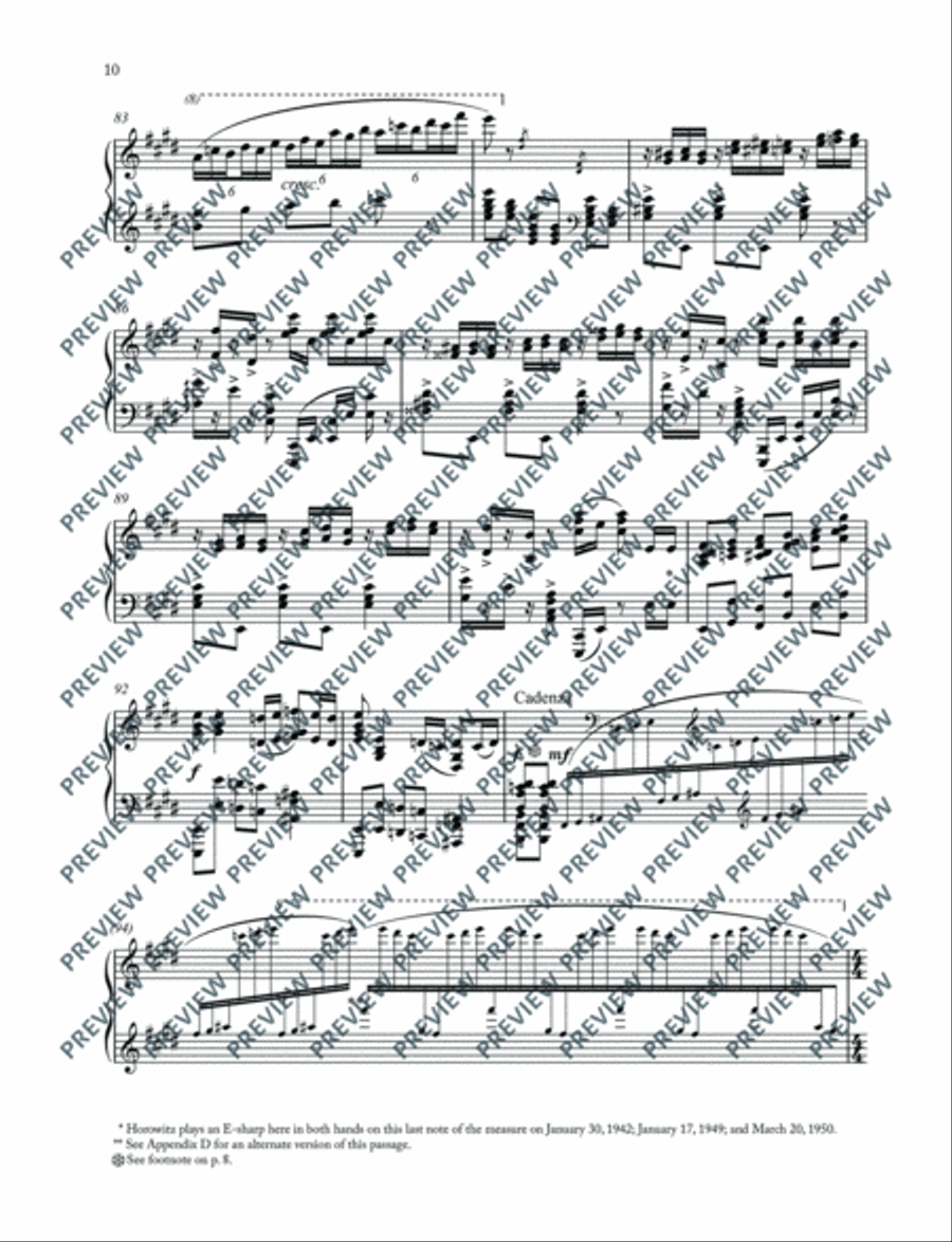 Carmen Variations Piano Solo scores gallery preview page 11