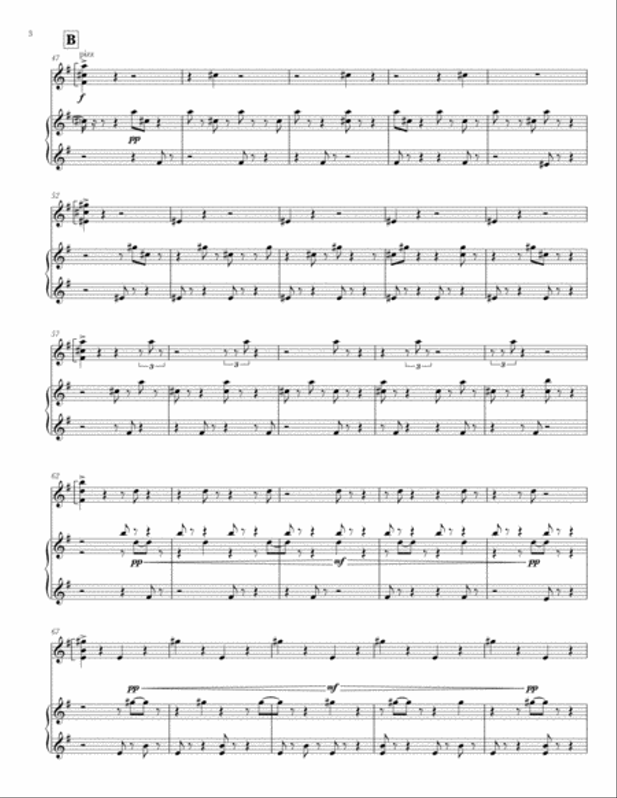 Sonata for violin and piano (2016-17) Violin scores gallery preview page 4