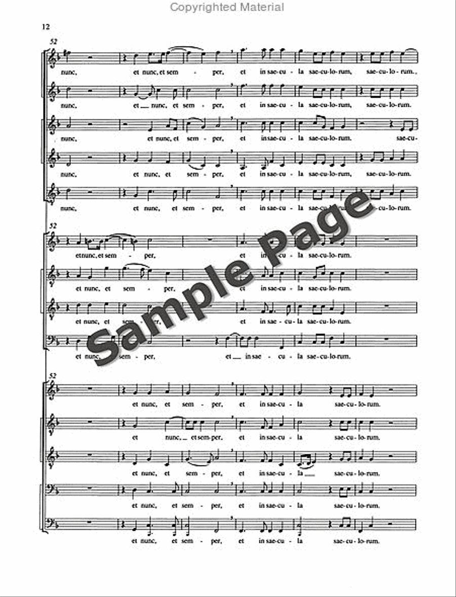 Nunc Dimittis Three Choirs STTB scores gallery preview page 13