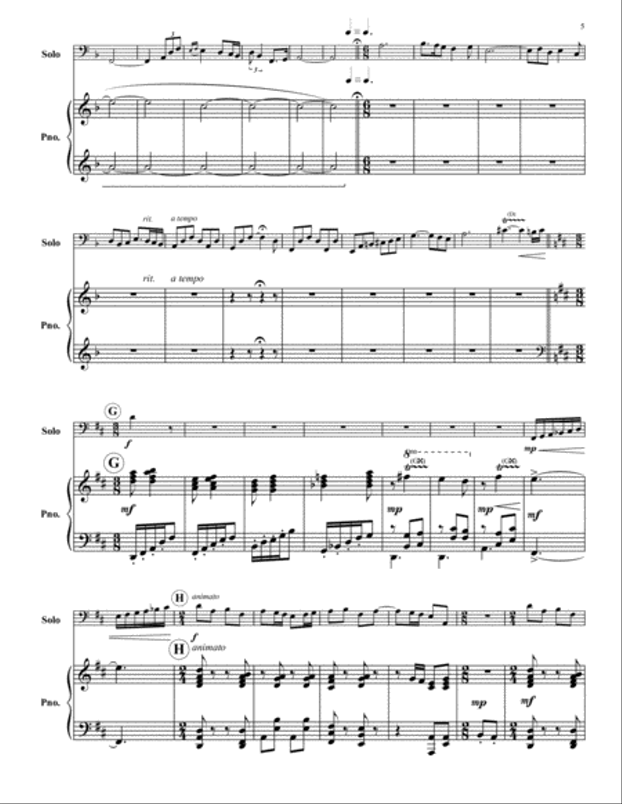 Pastorale Pastorale Euphonium scores gallery preview page 5
