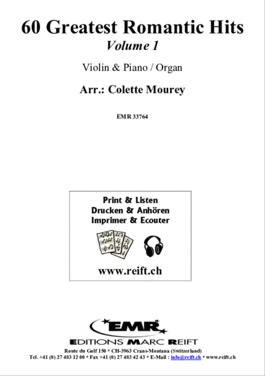 60 Greatest Romantic Hits Volume 1 Violin Solo scores gallery preview page 2