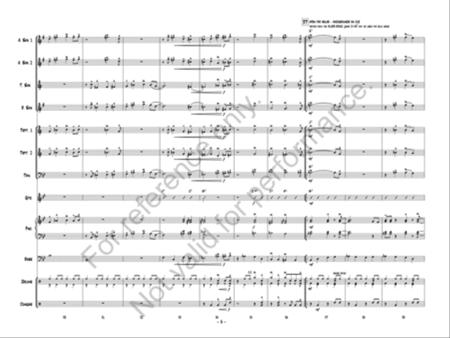 A Blues To Blow On Jazz Ensemble scores gallery preview page 7