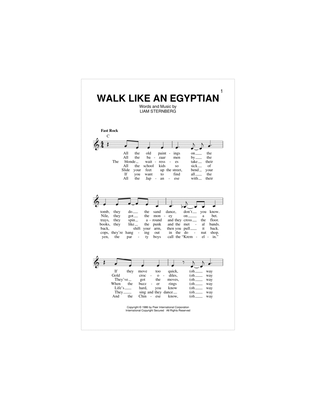Book cover for Walk Like An Egyptian
