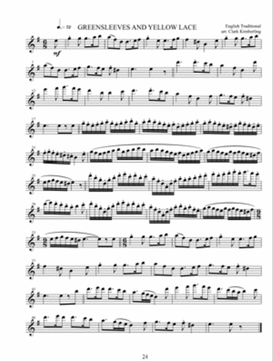 Solos for Flute, Collection 6: British Melodies Flute Solo scores gallery preview page 2
