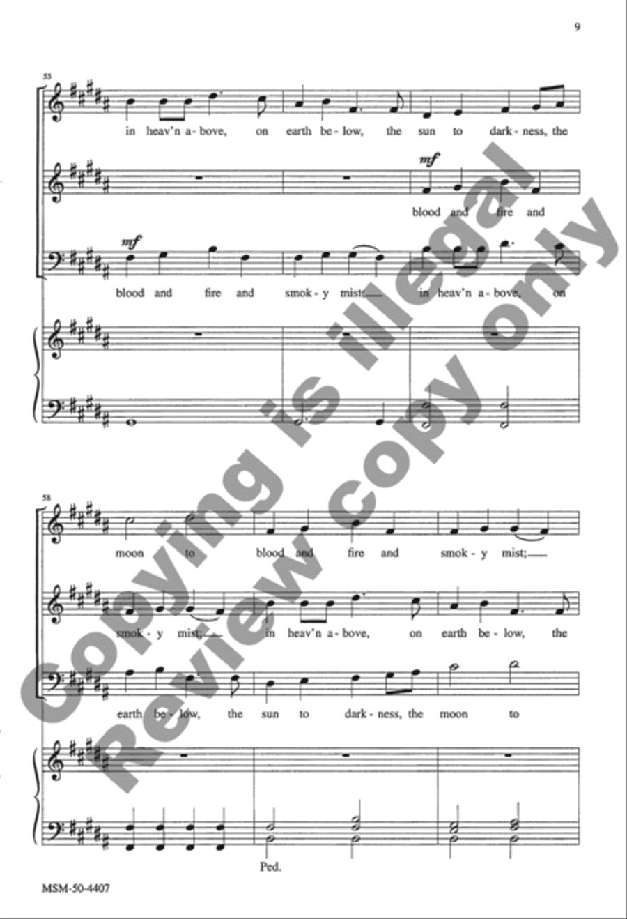 In the Last Days 3-Part scores gallery preview page 24