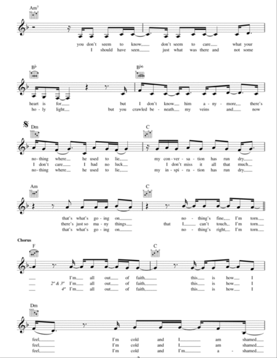 Torn Torn Piano scores gallery preview page 2