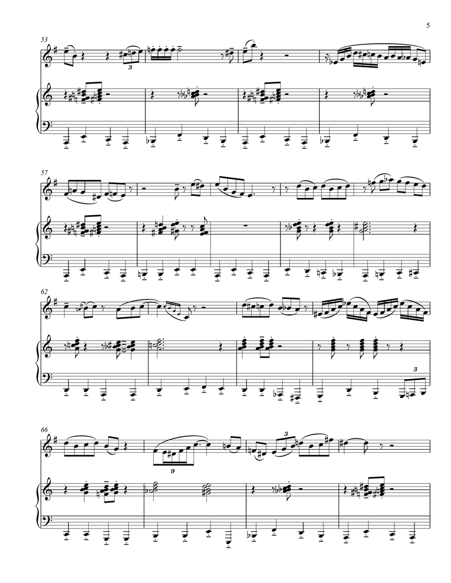 A Night In Tunisia Piano scores gallery preview page 5