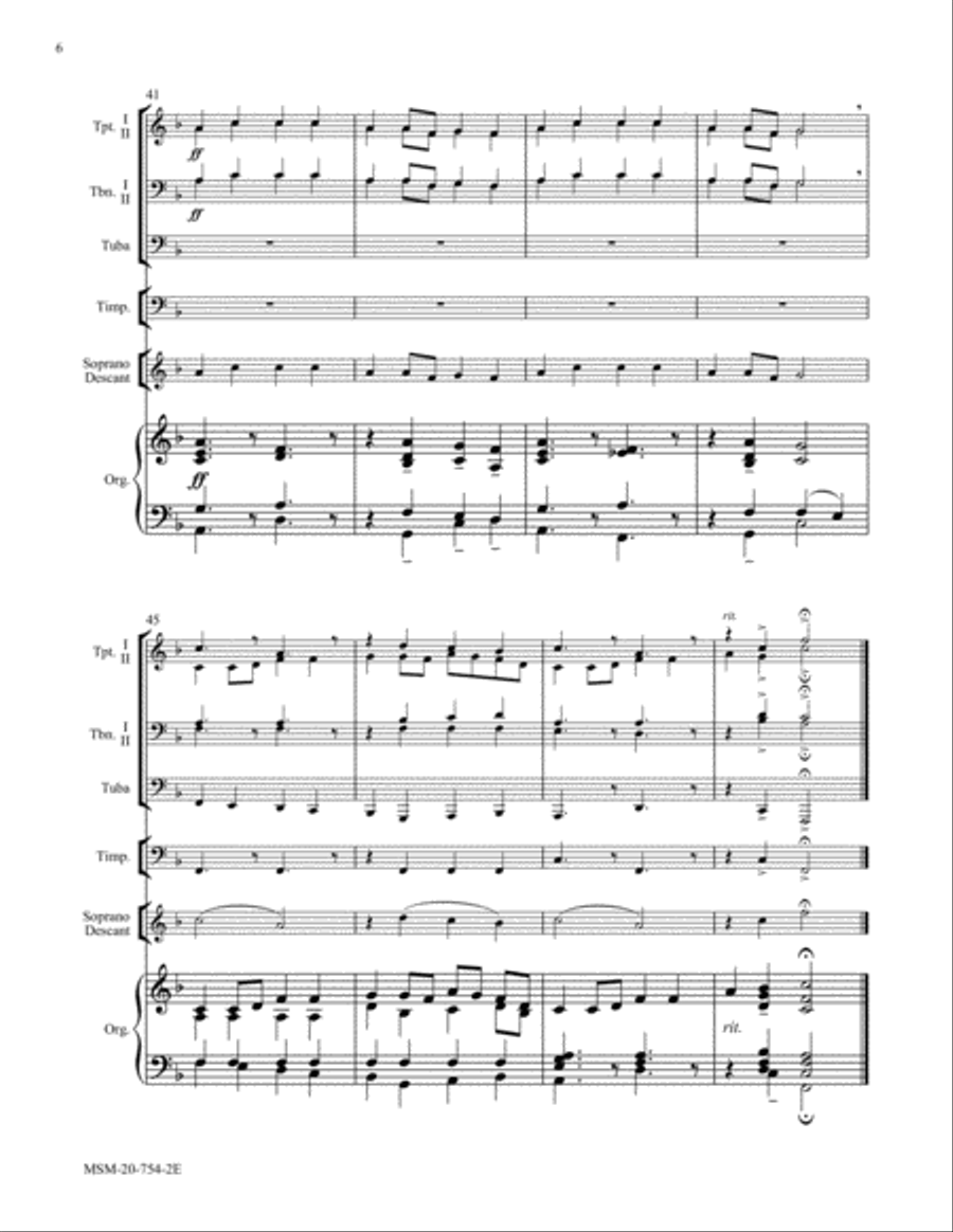HOLY MANNA in F Choir scores gallery preview page 6