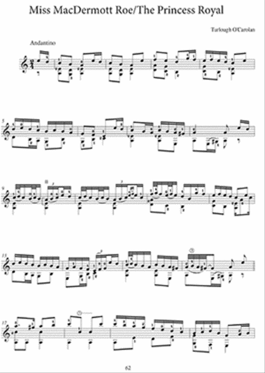 O'Carolan Favorites for Classical Guitar Lute scores gallery preview page 4
