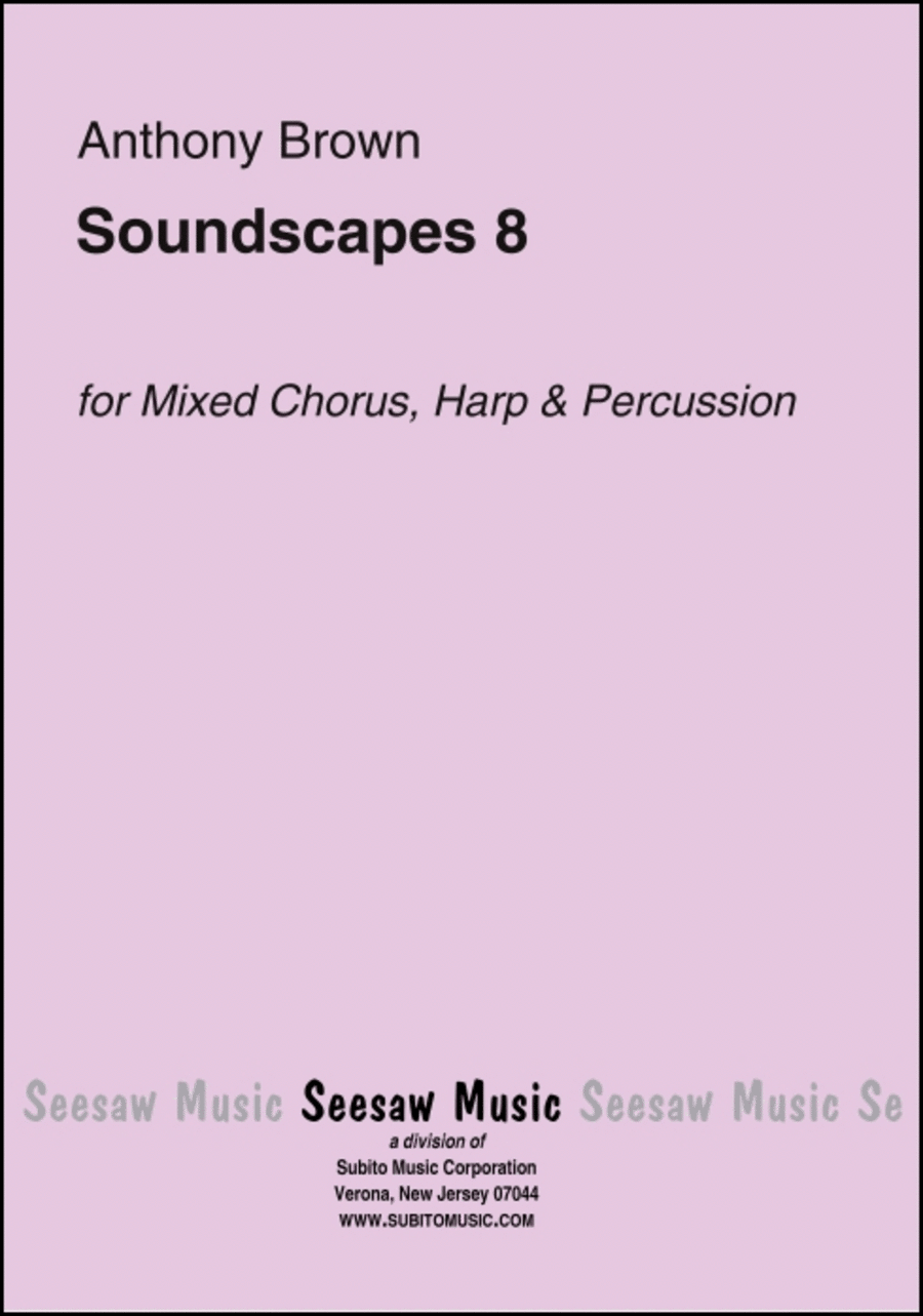 Soundscapes 8 Choir scores gallery preview page 1