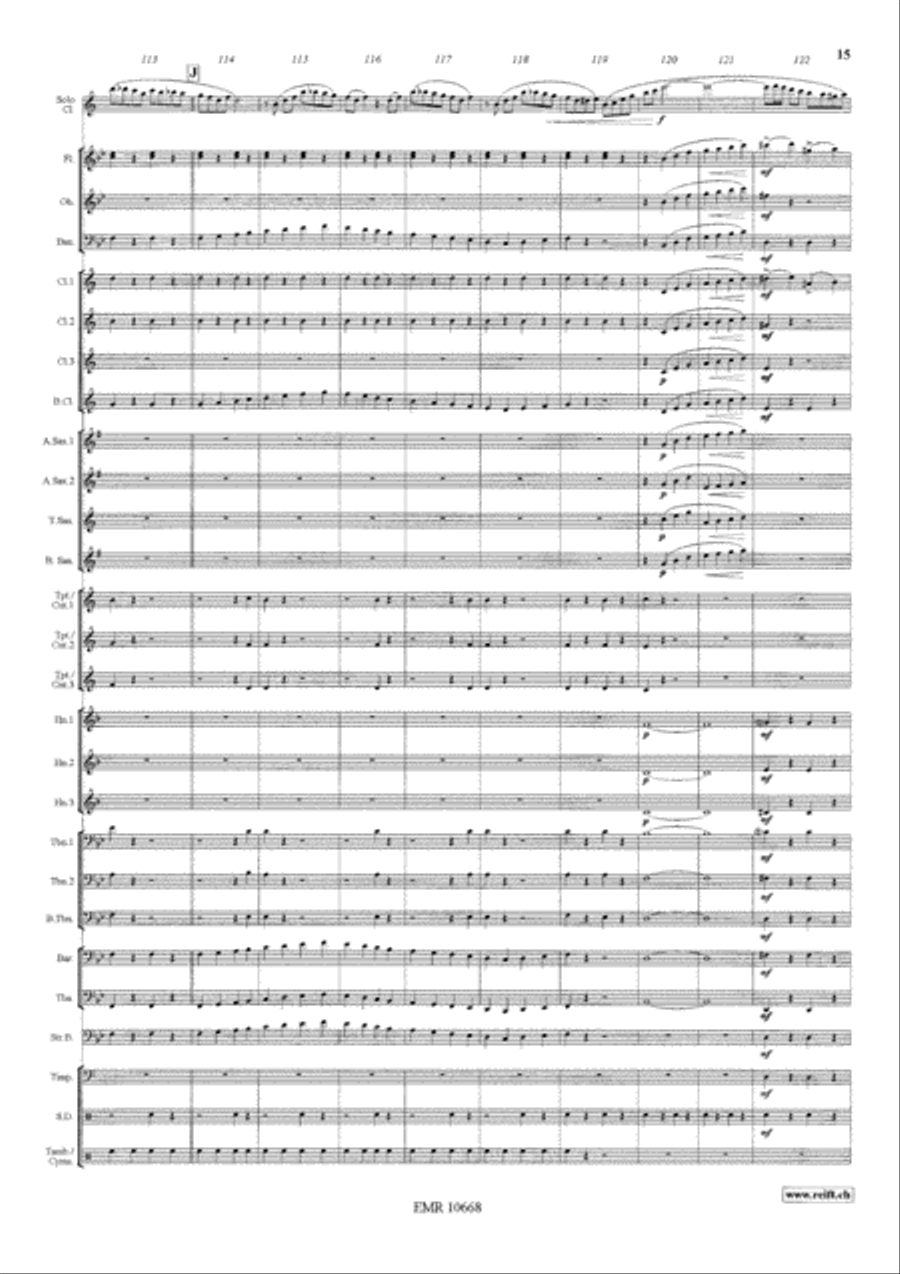 Concertino Concertino Concert Band scores gallery preview page 16