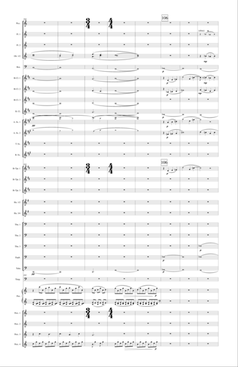 With Voice of Triumph Raised Concert Band scores gallery preview page 18