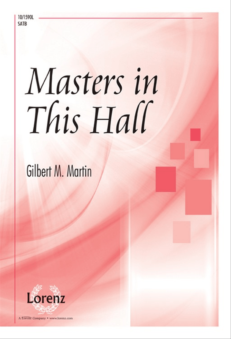 Masters in This Hall Masters in This Hall 4-Part scores gallery preview page 1