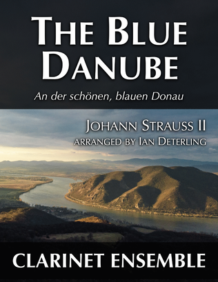 Book cover for The Blue Danube (for clarinet ensemble)