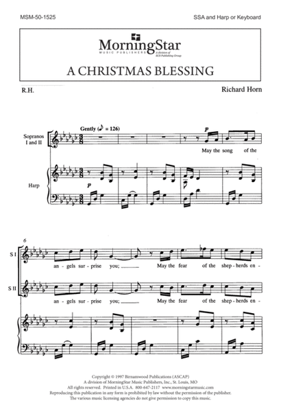 A Christmas Blessing (Downloadable)