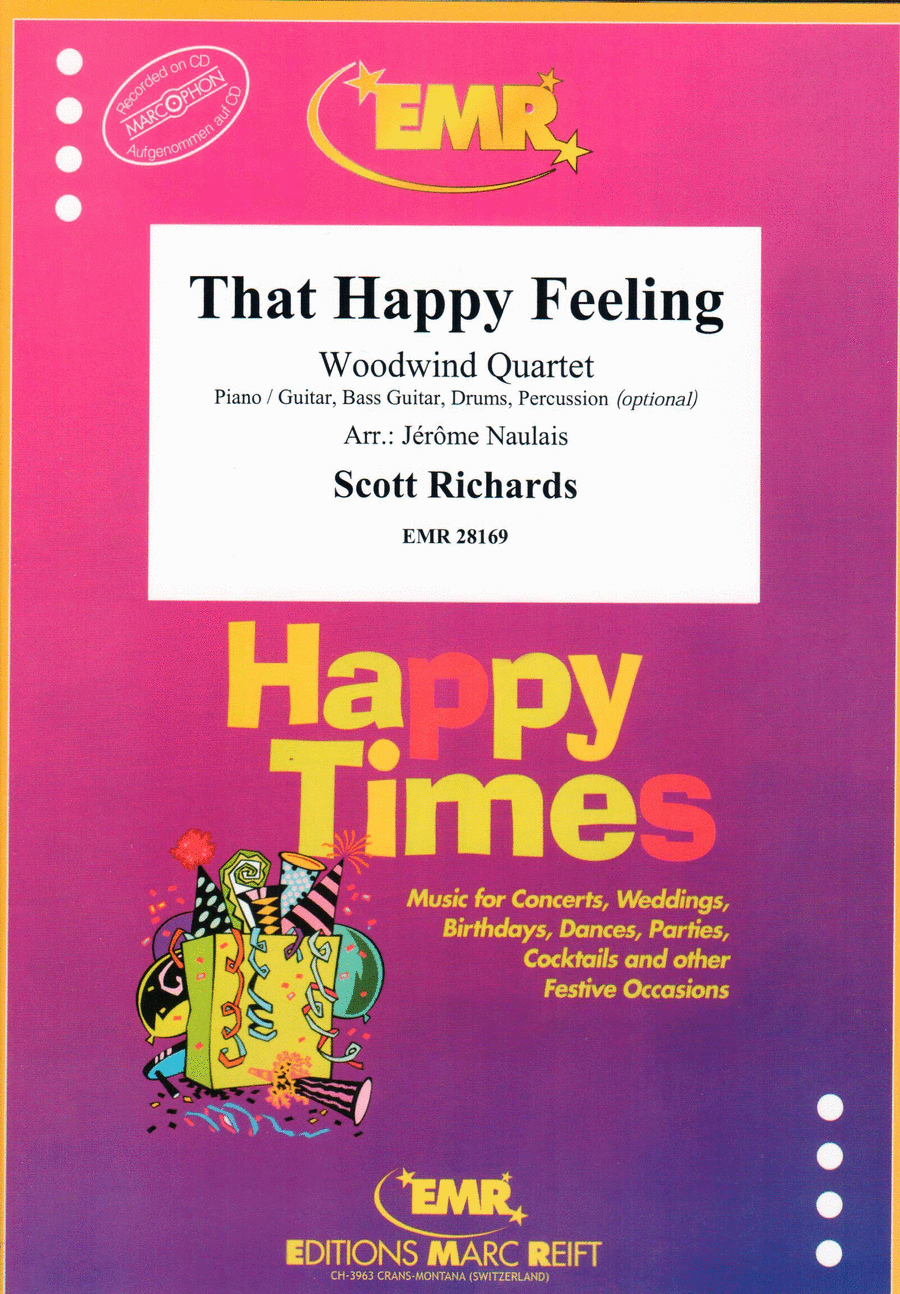 That Happy Feeling Woodwind Quartet scores gallery preview page 1
