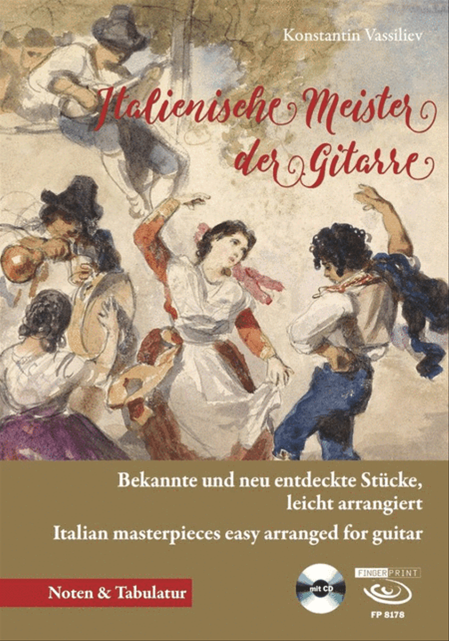 Italienische Meister Der Gitarre Guitar scores gallery preview page 1