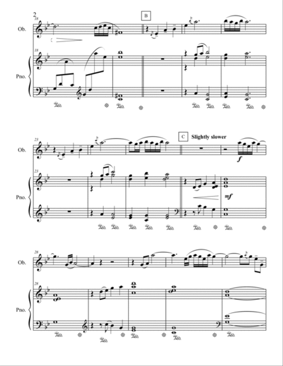 Night of the Large Few Stars Woodwind Duet scores gallery preview page 3
