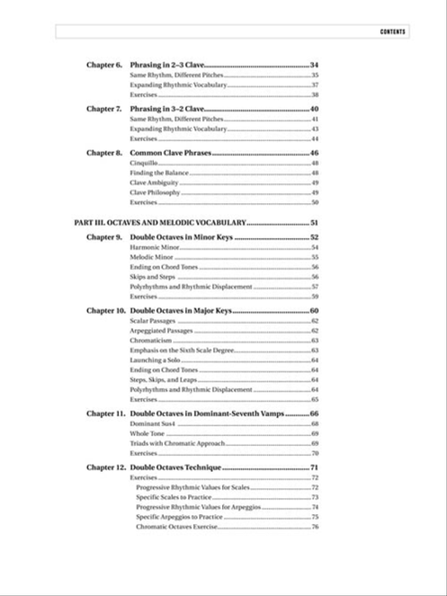 Latin Jazz Piano Improvisation Piano Method scores gallery preview page 4