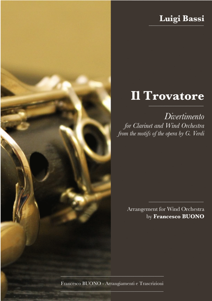 Il Trovatore - Divertimento for Clarinet "from the motifs of the Opera by G. Verdi" image number null