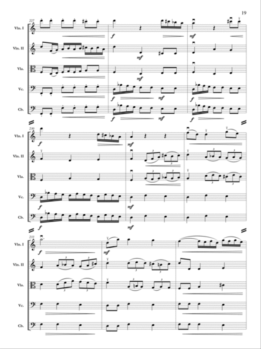 The Bells of St. Genevieve Orchestra scores gallery preview page 20