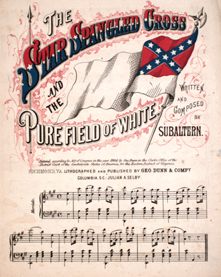 Book cover for The Star Spangled Cross and the Pure Field of White