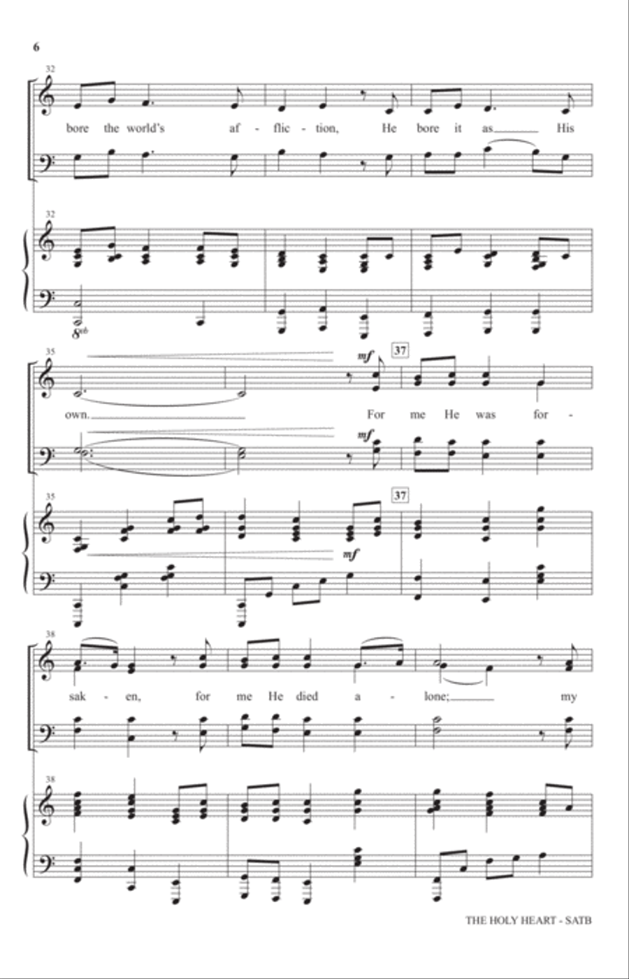 The Holy Heart 4-Part scores gallery preview page 4