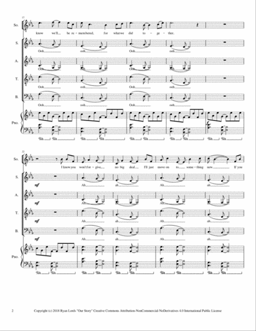 Our Story 4-Part scores gallery preview page 2