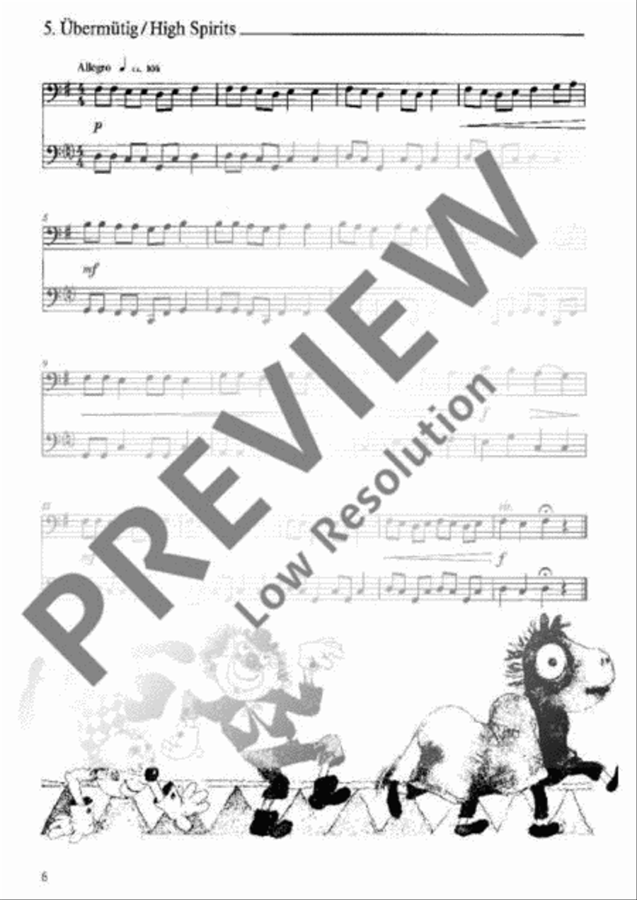 15 easy Duets 15 easy Duets Cello scores gallery preview page 5