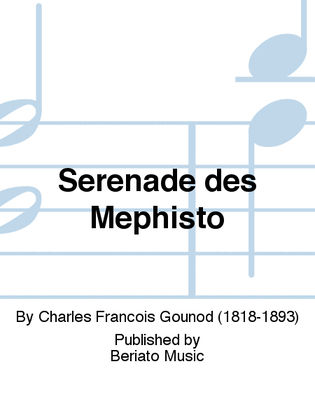 Book cover for Serenade des Mephisto