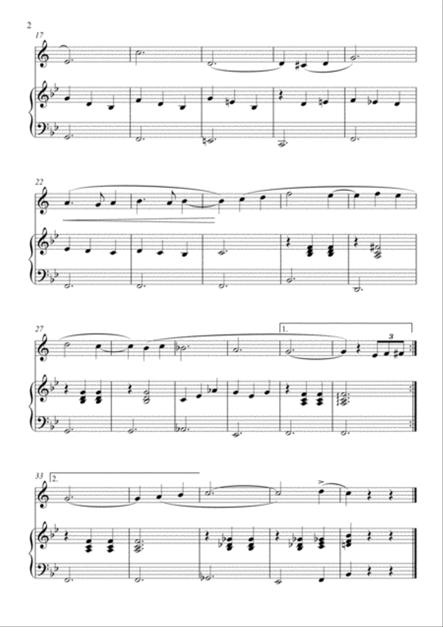 Baile en la plaza Clarinet Solo scores gallery preview page 3