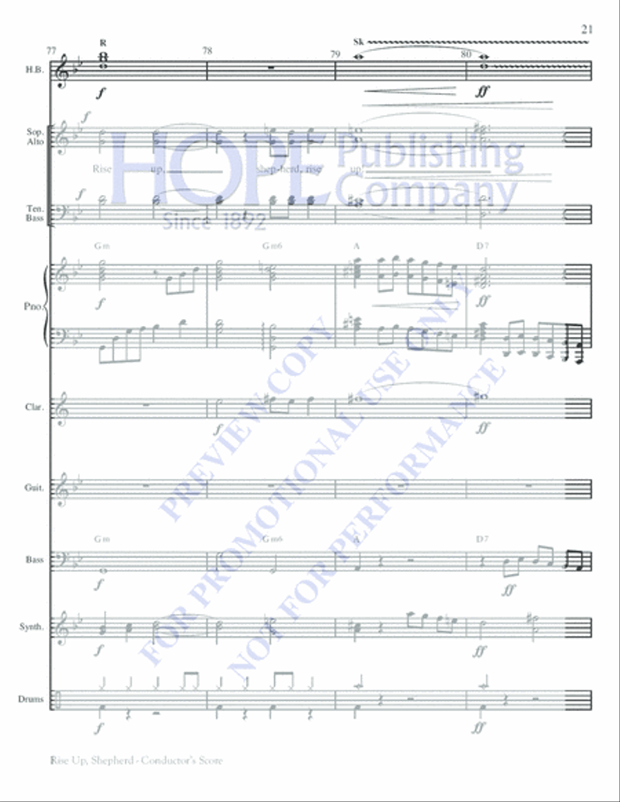 Rise Up, Shepherd Rise Up, Shepherd Choir scores gallery preview page 21