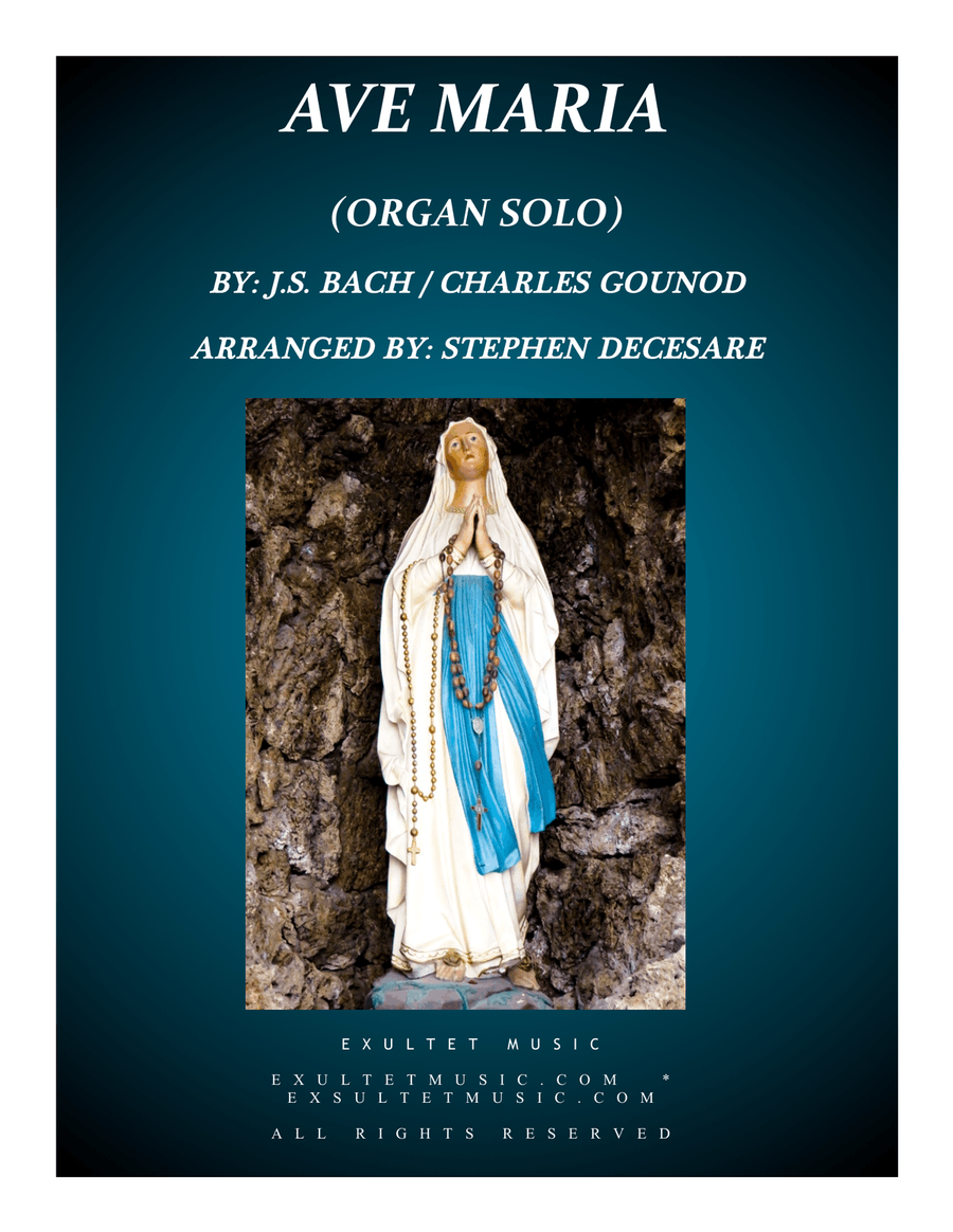 Ave Maria (Organ Solo) Organ Solo scores gallery preview page 1