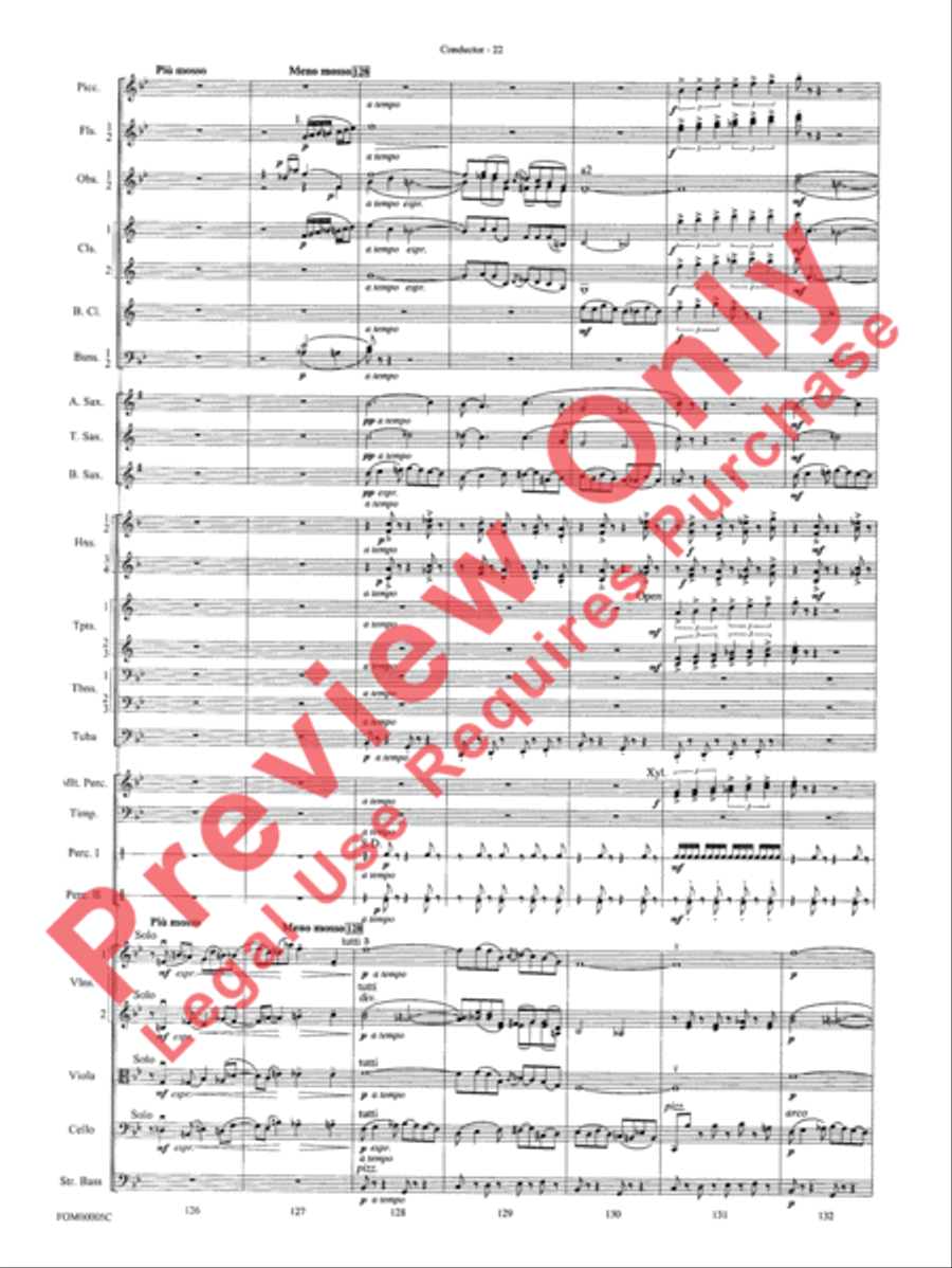 An American in Paris Suite Full Orchestra scores gallery preview page 25