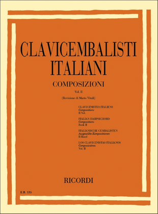 Book cover for Clavicembalisti Italiani – Volume 2