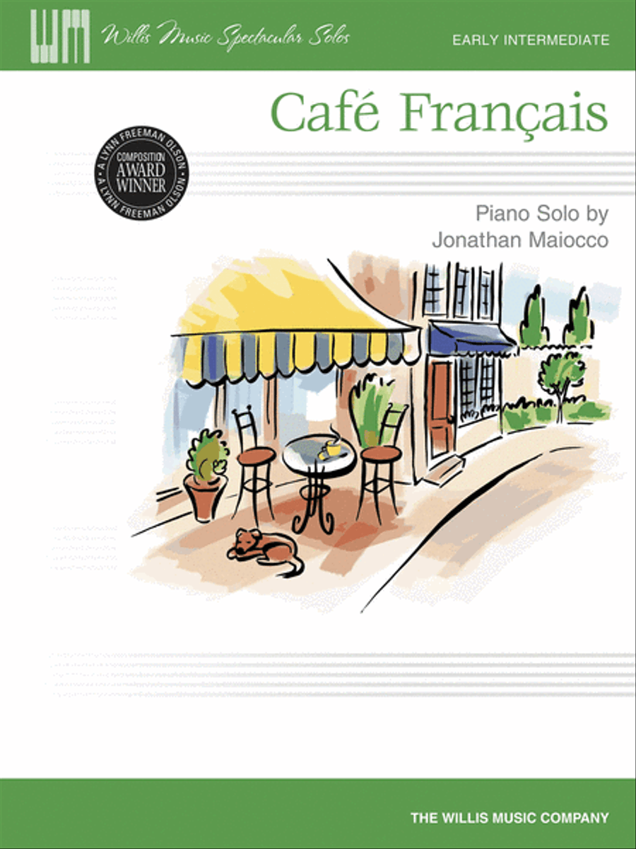 Cafe Francais Cafe Francais Piano scores gallery preview page 1
